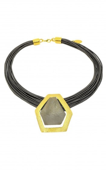 Necklace- A4191- GOLD